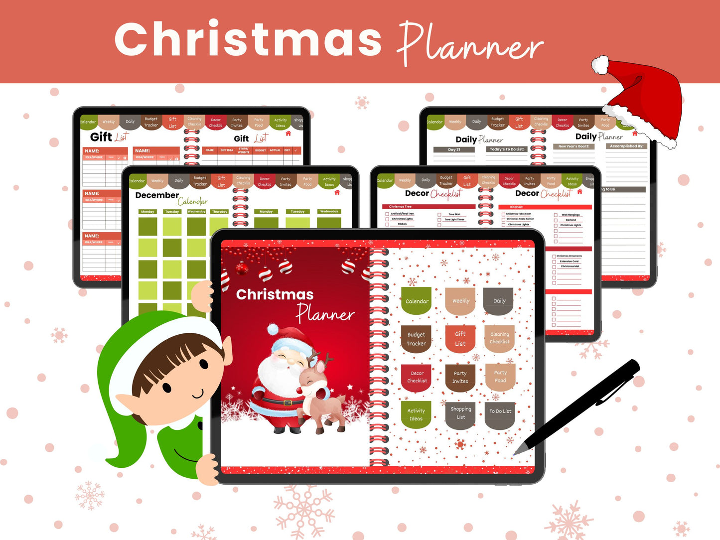 Say Goodbye to Holiday Stress with The Ultimate Christmas Planner!