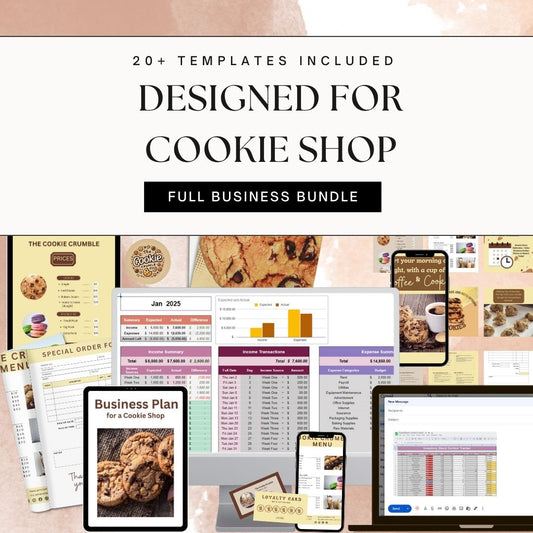 Cookie Business Shop Bundle - Everything You Need to Start & Grow Your Cookie Business!