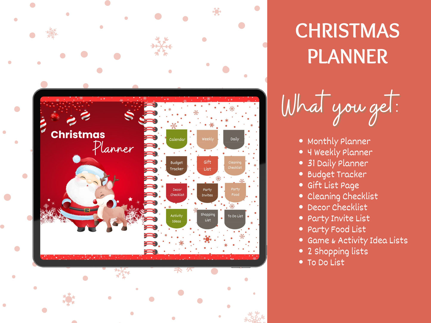 Say Goodbye to Holiday Stress with The Ultimate Christmas Planner!