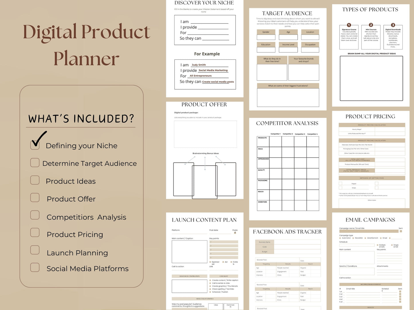 PLR Planner to Creating and Selling Digital Products