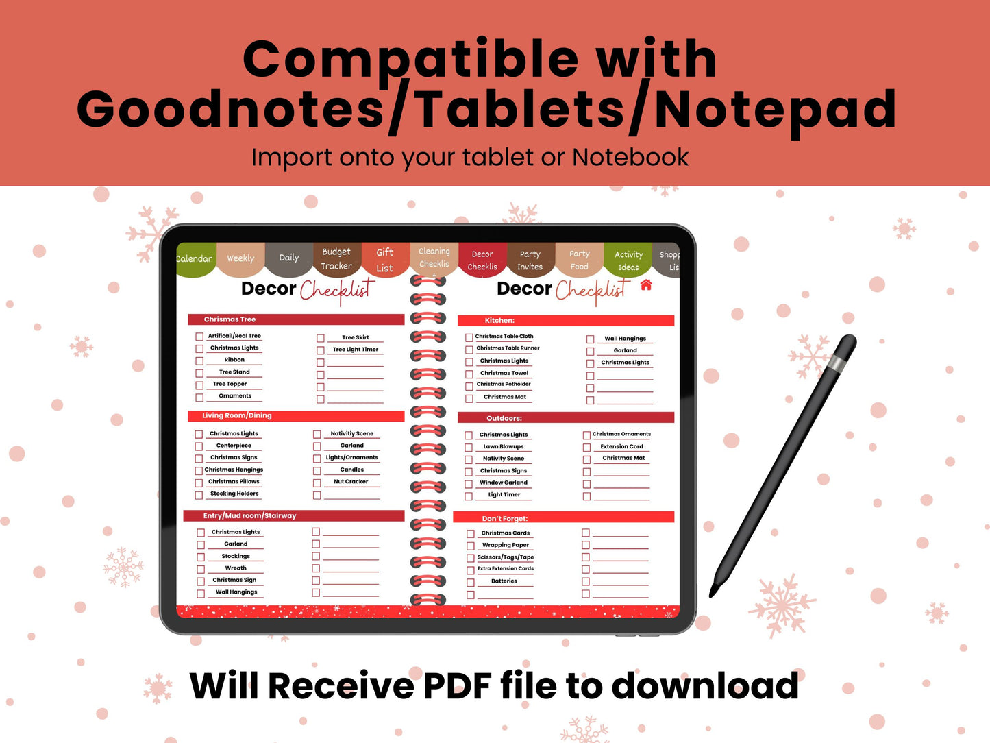 Say Goodbye to Holiday Stress with The Ultimate Christmas Planner!