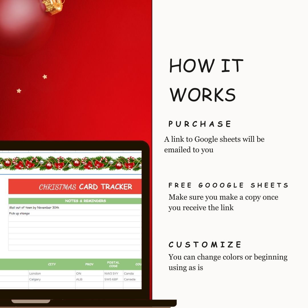 Ultimate Christmas Gift & Card Tracker – Stay Organized, Save Time, and Enjoy the Holidays!